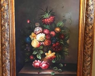 Professionally Framed Floral Print