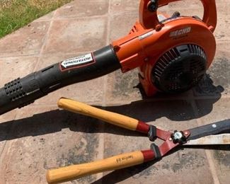 Blower and Hedge Trimmers