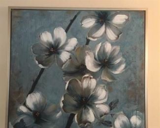 Flower Painting on Canvas