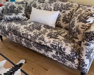 Gorgeous Ethan Allen French Toile Sofa
