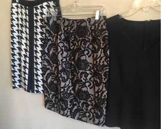 Kelly and Diane Skirt w Ann Taylor Top and Skirt