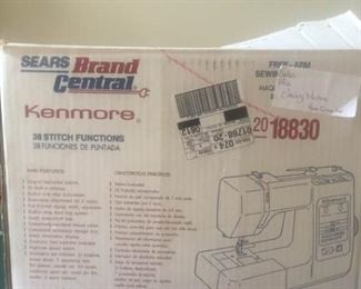 Kenmore 38 Stitch Sewing Machine and Supplies