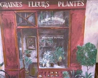 Large French Style Canvas