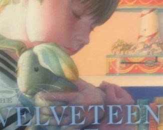 Spring Wood Rabbits and Velveteen Rabbit Book