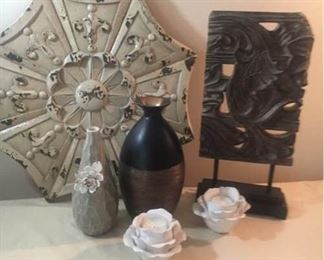 Wall Art Vases and Candle Holders