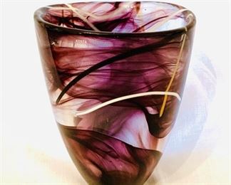 Kosta Boda Sweden #1742 glass swirl glass 