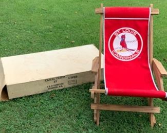 Cardinals Rocker Chair with original box 
