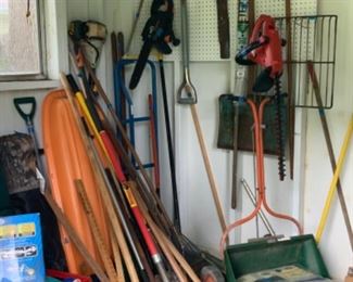 Tools in Garage 