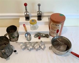 Vintage Kitchen Items and Old Stampers 