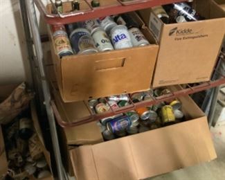 Large Beer Can Collection 