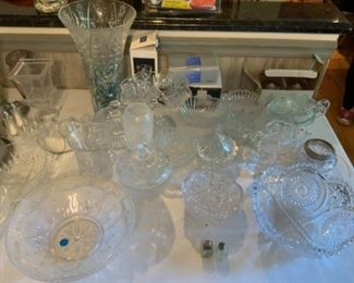 Vintage Glassware and Trinkets