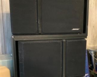 Bose 301 Series 3 (left and right pair ) Bookshelf Speakers Black Vintage 