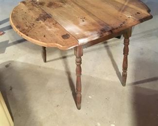 Vintage Wood (Drop-Down Side)Table Perfect for Small Spaces, $25
