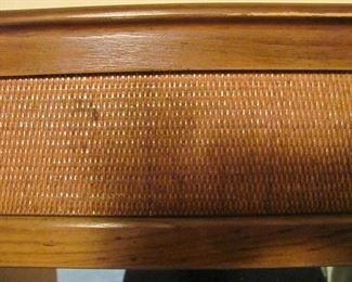 Gorgeous Wicker Trim on Mirrors