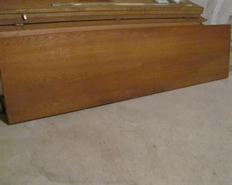 Flat Panel Birch Laminated Contemporary Door, Never Used, Approximately 8' high, $38. Also, we have an additional flat panel birch door, not pictured.
