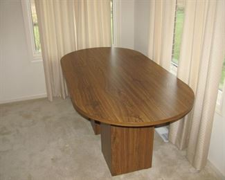 High Quality Danish Modern office/conference/desk/kitchen table, durable highest quality laminate surface, excellent condition, 3' x 6" x 29" $445