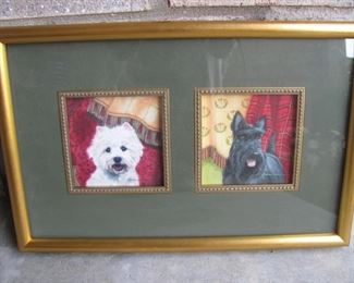 West Highland Terrier & Scotty Dog Framed Prints, $15