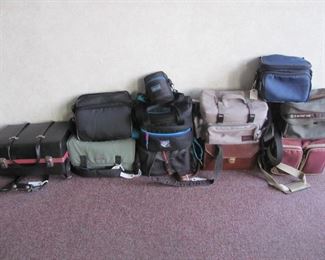 Your choice, nylon camera bags, $10 - $30 ea.