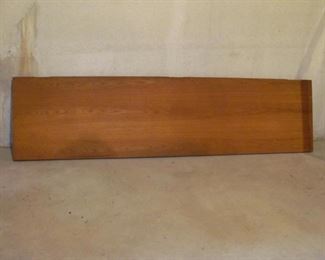 Pre-owned nice condition flat panel door 96 1/2" tall x 24 3/8" w x 1 3/4" thick with cutouts for hinges, $150