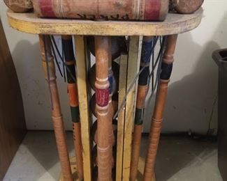 Vintage Croquet Set, 20.00