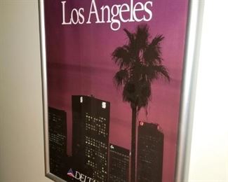 Delta Air Lines Los Angeles Poster