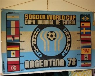 Soccer World Cup Argentina 78 Banner