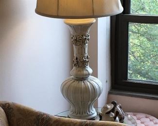 Blanc de Chine pair of lamps 
