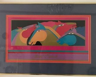 Wild Horses signed lithograph.