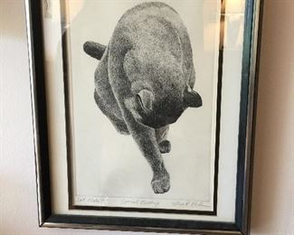 Cat Print Plate #1 Special printing 