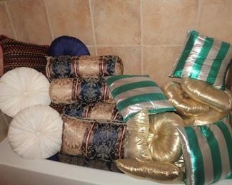 Additional throw pillows