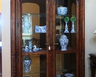 9' tall display case - what a statement piece
