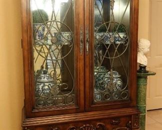 An absolute stunning small curio/china cabinet 