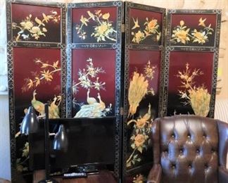 Asian hard stone screen