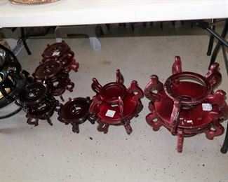 Asian fish bowl stands