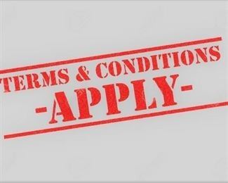 Did you know that most answers to your questions can be found in the TERMS AND CONDITIONS