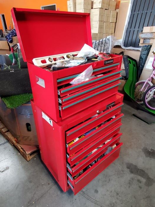 WE HAVE SEVERAL TOOL BOXES STUFFED WITH TOOLS!