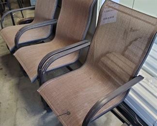 4 PATIO CHAIRS $30.00 FOR ALL 4!