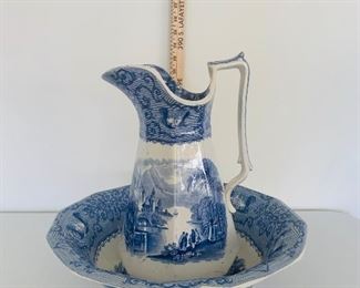 Ceramic Pitcher & Basin