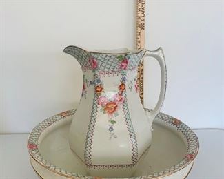 Ceramic Pitcher & Basin
