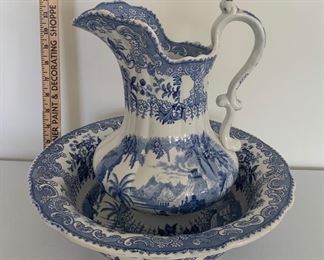 Ceramic Pitcher & Basin