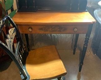 Hitchcock desk and chair