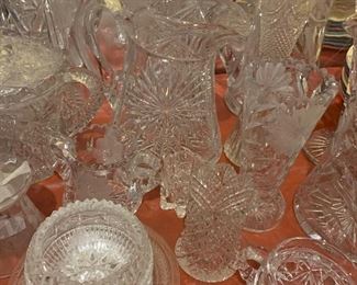 Cut crystal and glass