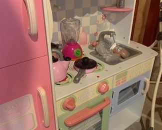 Vintage Children's Play Kitchen