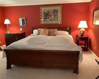 LOWER LEVEL GUEST ROOM - BED IS NOT FOR SALE BUT THE REST IS