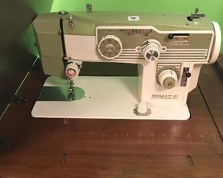 White sewing machine