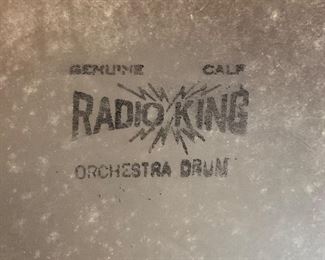 Radio King Orchestra Drum set  by Leedy & Strupe