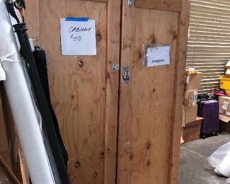 Huge Box for sale - great as a locking storage cabinet - or a cool clubhouse for the "in" crowd~ 