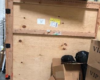 Huge Box for sale with a door - would be a great storage room or clubhouse!  