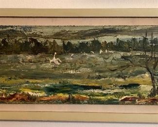 Polly Howerton oil on board 