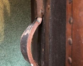 Henry Likly & Co. flat top steamer trunk. Rochester, New York  Circa late 1880s. Cedar lined.